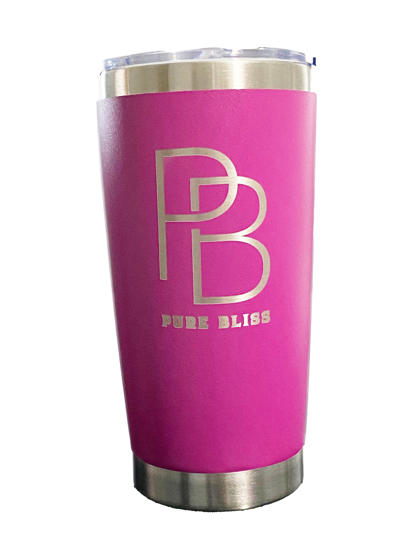 Pure Blissz Insulated Stainless Steel Tumbler, Coffee Tumbler, Double Wall Vacuum Travel Coffee Mug, Powder Coated Tumbler Cup, 20 Oz