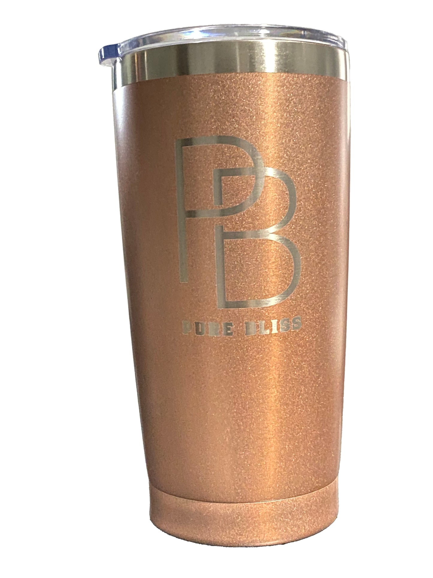 Pure Blissz Insulated Stainless Steel Tumbler, Coffee Tumbler, Double Wall Vacuum Travel Coffee Mug, Powder Coated Tumbler Cup, 20 Oz